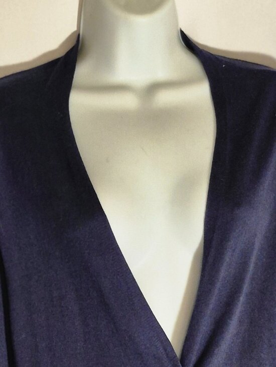 AMAZON ESSENTIALS Long open-front Cardigan sweater, Dark Blue in size XXL NWT - Picture 6 of 16